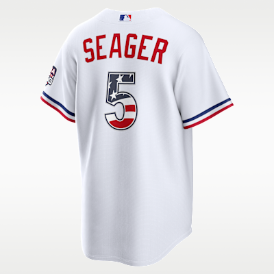 Corey Seager Texas Rangers USA 250 Men's Nike MLB Stadium Jersey